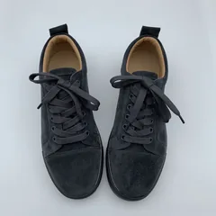 Grey Suede Leather Trainers image 5