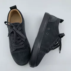 Grey Suede Leather Trainers image 2