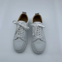 White Leather Trainers image 5