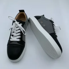 Fabric Leather Trainers image 5