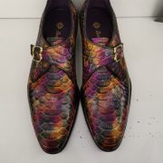 Real Exotic Real Python Skin Men Shoes