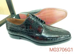 Hand Made Alligator Skin Bespoke Derby Shoes image 2