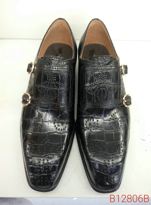 Hand Made Alligator Monks Dress Shoes