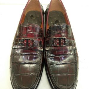 Alligator Slip-on Men Loafers Dress Flats