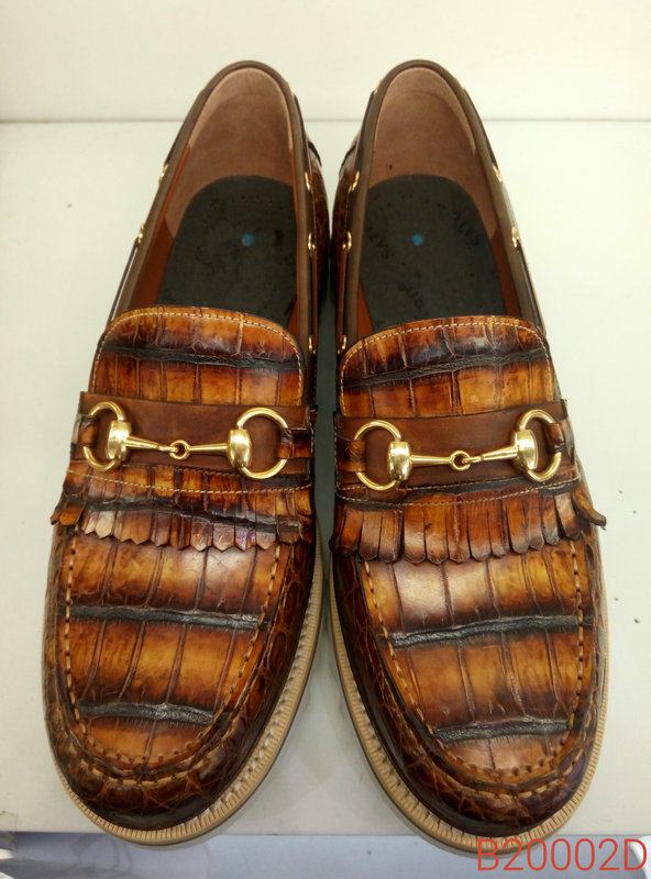 Alligator Skin Driving Loafers Flats