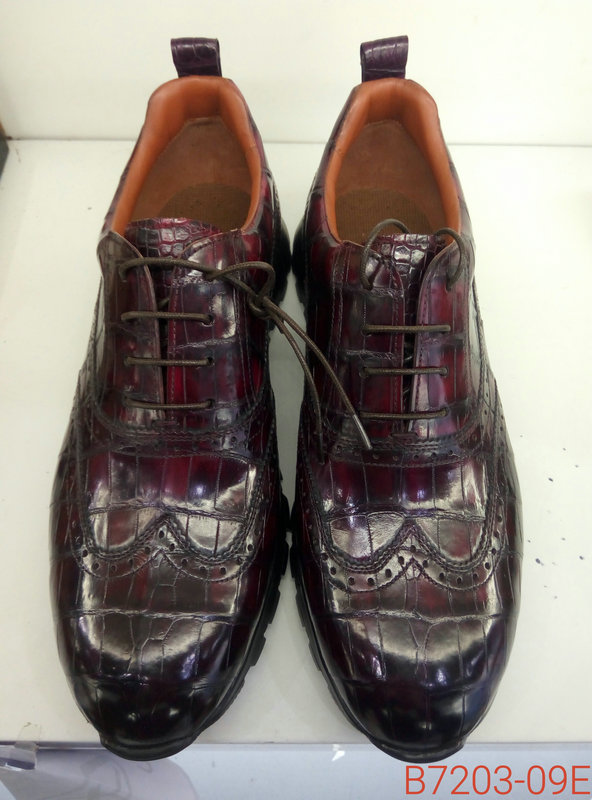 Mens Casual Brogue Oxford Leather Shoes