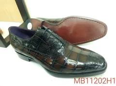 Men Alligator Leather Office Shoes image 2