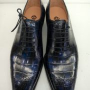 Genuine Alligator Leather Wholecut Oxford Shoes