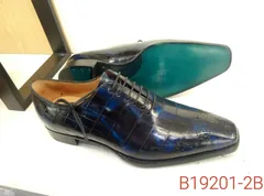Genuine Alligator Leather Wholecut Oxford Shoes image 2