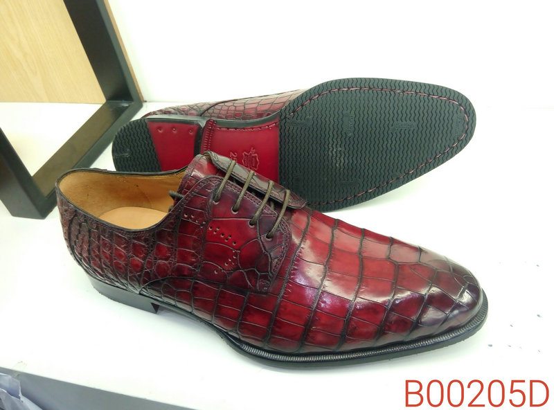 Genuine Alligator Leather Blucher Dress Shoes image 2