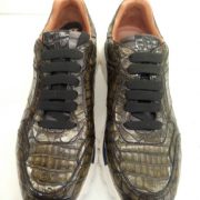Fashion Handmade Alligator Leather Casual Shoes