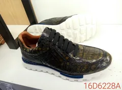 Fashion Handmade Alligator Leather Casual Shoes image 2