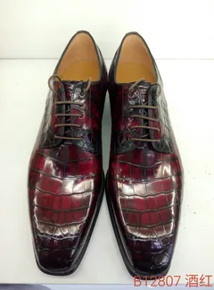 Scale-Patterned Derby Shoes MBA1054 image 1