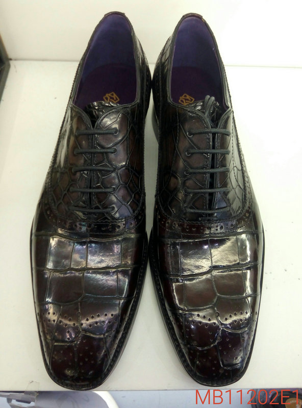 New Alligator Print Men’s Business Dress Shoes
