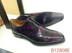 High-end Real Animal Leather Derby Shoes image 2