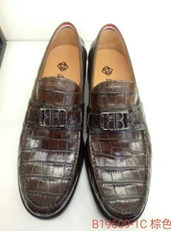 Mens Shoes Alligator Fancy Loafers image 1