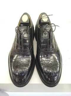 Handmade Customized Casual Shoes Alligator Pattern image 1