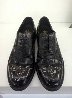 Alligator Skin Rivet Oxford Shoes image 6
