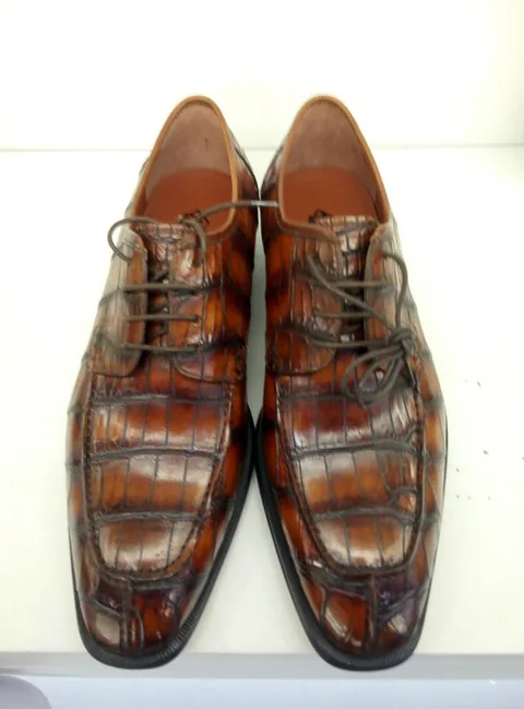 Alligator Footwear Exotic Derby Shoes