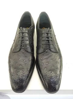 Ostrich Leather Oxford Shoes image 6
