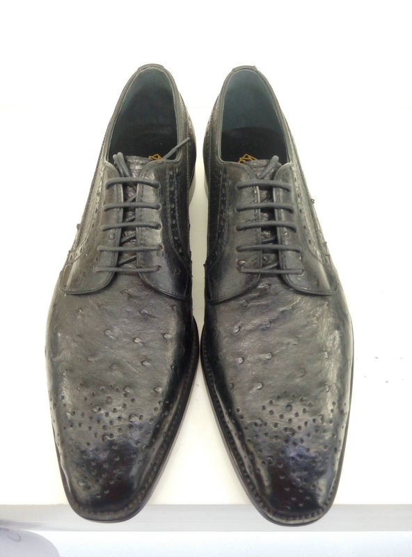Ostrich Leather Oxford Shoes image 6