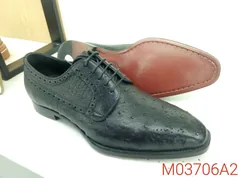 Ostrich Leather Oxford Shoes image 5
