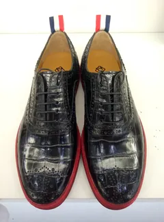 Fashion Alligator Oxford Sneakers Black image 5