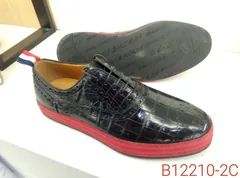 Fashion Alligator Oxford Sneakers Black image 6