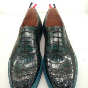 Handcrafted Men's Classic Alligator Oxford Shoes