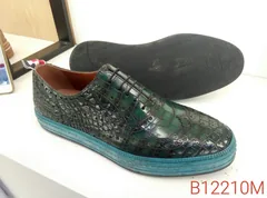 Handcrafted Men’s Classic Alligator Oxford Shoes image 2