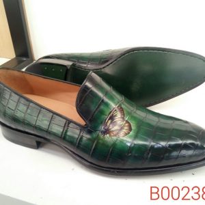Alligator Leather Penny Loafer Custom Shoes