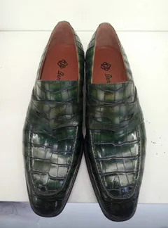 Scale-Patterned Loafer Dress Shoes MBA1068 image 1
