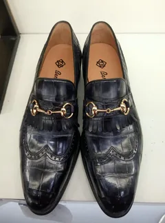 Mens Real Alligator Penny Loafers Fashion image 1