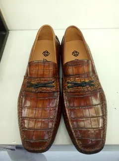 Men Shoes Casual Alligator Loafers image 1