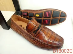 Men Shoes Casual Alligator Loafers image 2