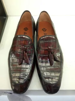 Alligator Boat Shoes Brown image 8