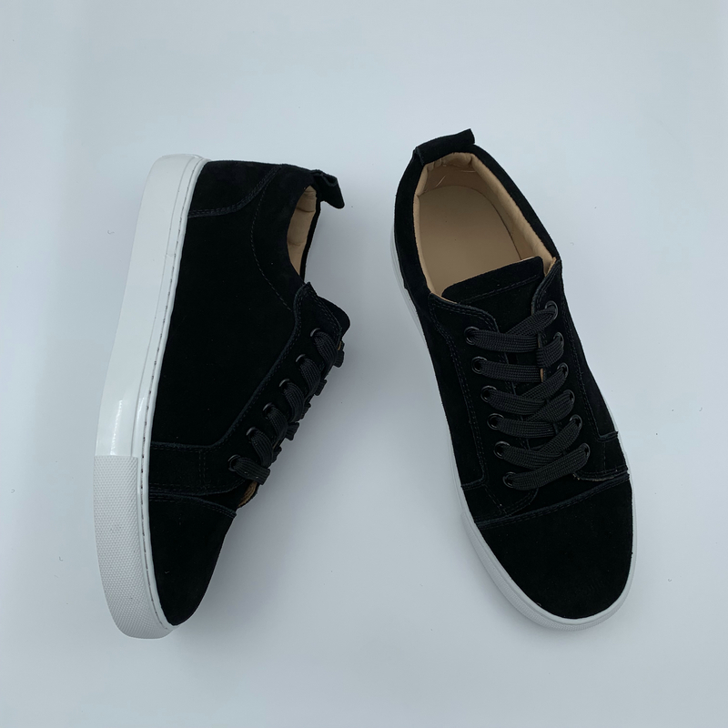 Classic Handmade Suede Male Trainer Shoes image 5