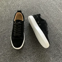 Classic Handmade Suede Male Trainer Shoes image 9
