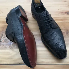 Ostrich Leather Oxford Shoes image 3
