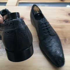 Ostrich Leather Oxford Shoes image 4