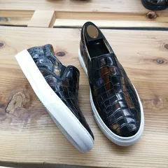 Alligator Skin Casual Slip On Shoes image 2