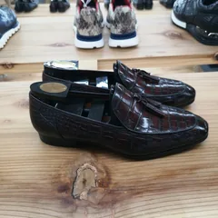 Alligator Boat Shoes Brown image 3