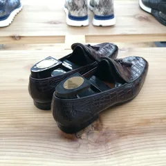 Alligator Boat Shoes Brown image 4