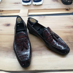 Alligator Boat Shoes Brown image 5
