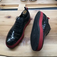 Fashion Alligator Oxford Sneakers Black image 2