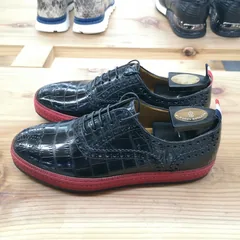 Fashion Alligator Oxford Sneakers Black image 4