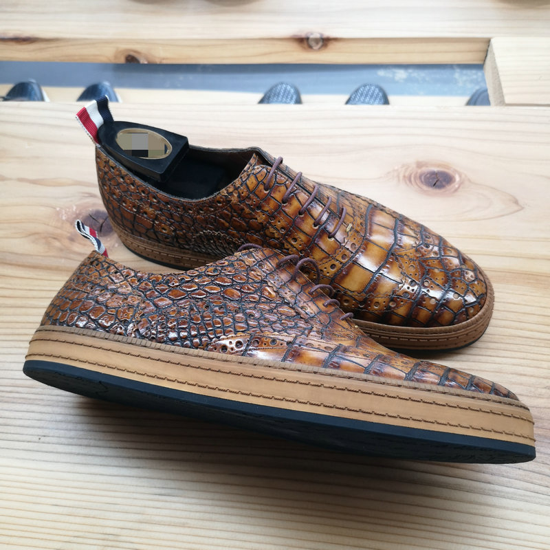 Genuine Alligator Skin Formal Dress Shoes image 2