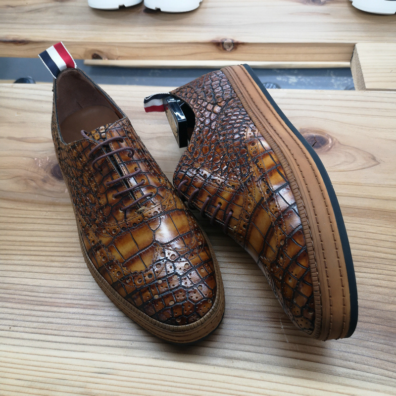 Genuine Alligator Skin Formal Dress Shoes image 3