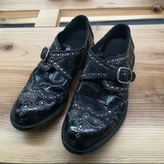 Classic Men’s Alligator Leather Monk Strap Shoes image 1