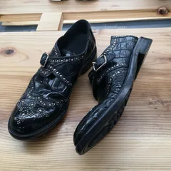 Classic Men’s Alligator Leather Monk Strap Shoes image 2